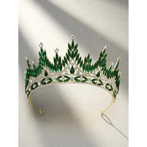 Women Tiara Rhinestone Crown Bridal Party Accessory Wedding Crystal